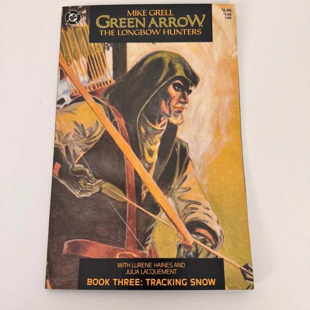 DC Comics Green Arrow The Longbow Hunters 1-3 Set Mike Grell 1987 Vintage 1 2 3